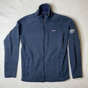 Patagonia Better Sweater Full Zip Jacket Mens Medium Blue Samuel Adams 25527